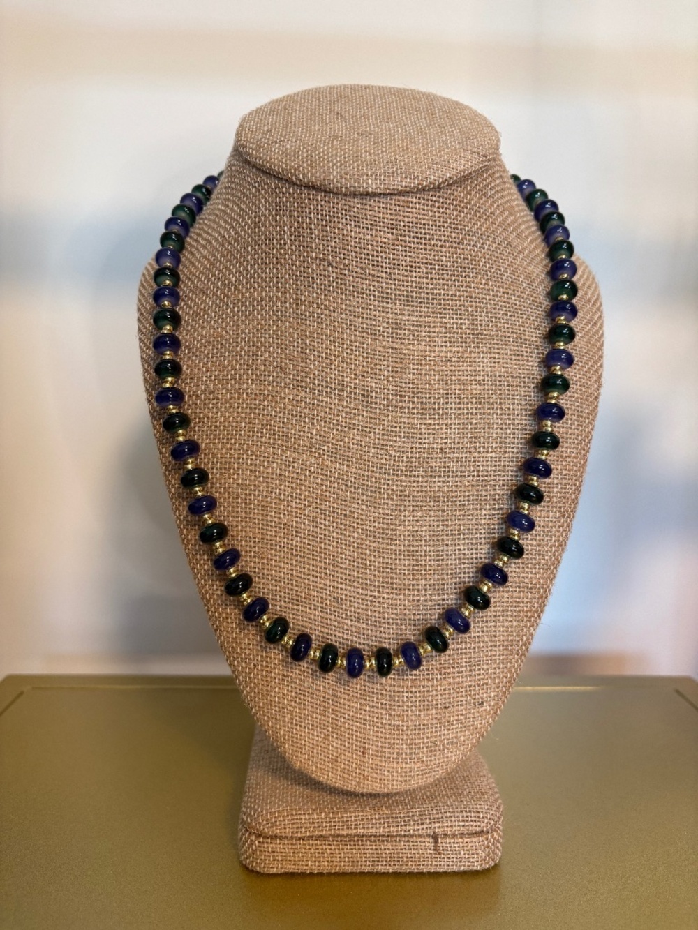 Emerald Tide • Handmade Beaded Necklace